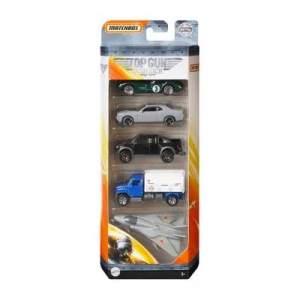 Pack de 5 Carrinhos - Matchbox - Top Gun - Maverick II - Mattel