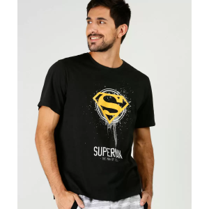 Camiseta Masculina Super Homem Warner Bros