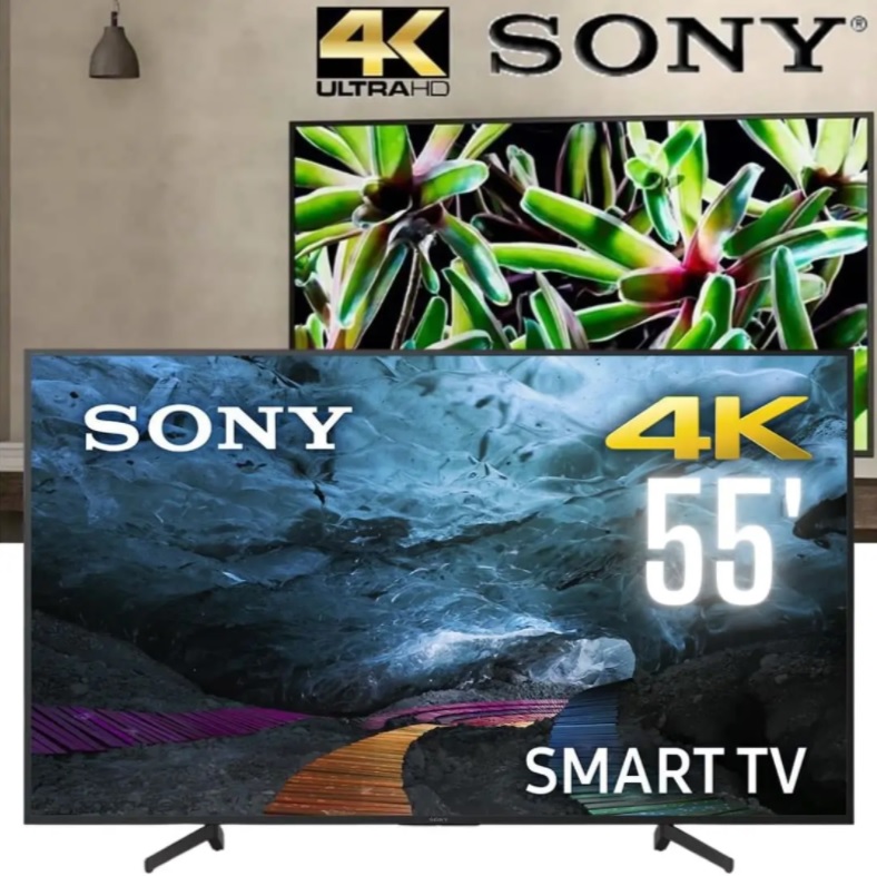 Smart Tv Led 55” Sony KD-55X705G Ultra Hd 4k Com Conversor Digital 3 Hdmi 3 Usb Wi-fi – Preta