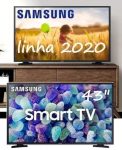 Smart Tv Led 43” Samsung 43T5300 Full HD + WIFI, HDR para Brilho e Contraste, Plataforma Tizen, 2 HDMI, 1 USB – Preta