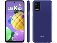 Smartphone LG K62 64GB Azul 4G Octa-Core 4GB RAM – Tela 6,59” Câm. Quádrupla + Selfie 13MP Dual Chip – Magazine