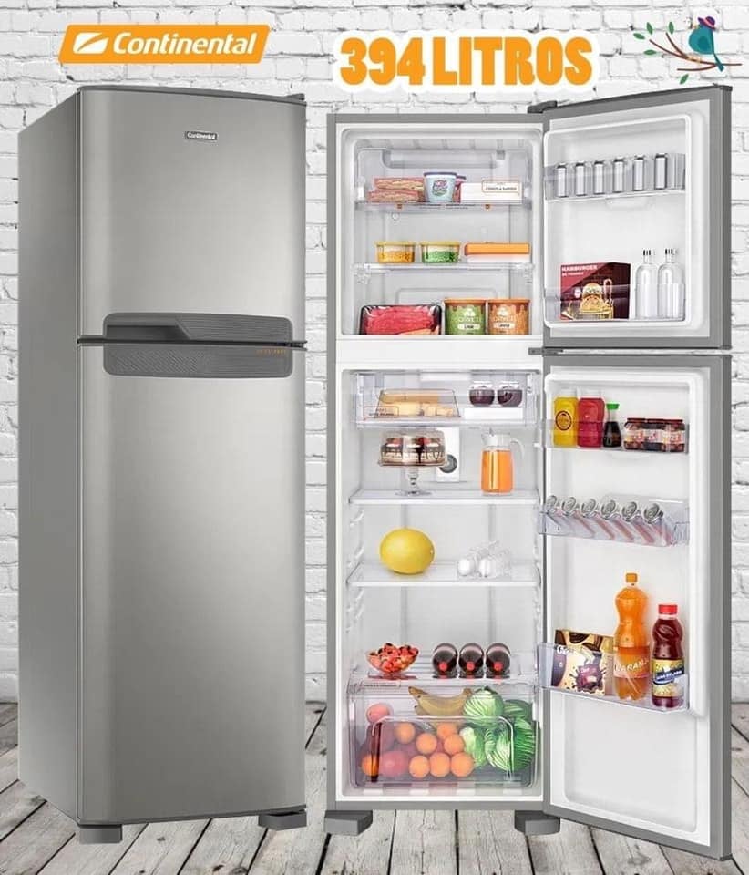 Geladeira/Refrigerador Frost Free Duplex Prata 394 Litros (TC44S)