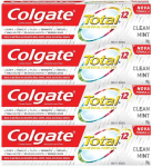 Creme Dental Colgate Total 12 Clean Mint 90g Promo Bandeja 4un