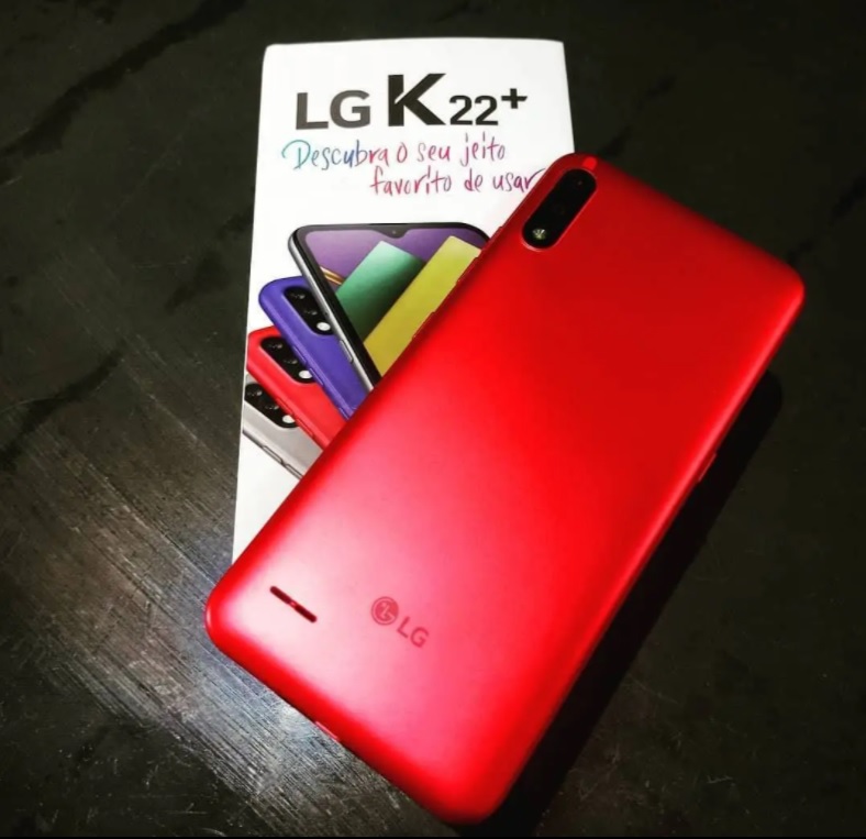 Smartphone LG K22+ 64GB 3GB RAM – Vermelho