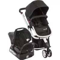 Carrinho de Bebê Travel System Mobi Black & White - Safety 1st