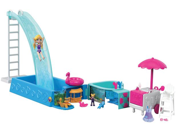 Playset Polly Pocket Piscina Surpresas Escondidas – Mattel GFK51
