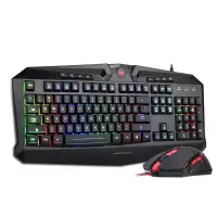Kit Gamer Redragon S101-1 Teclado Harpe K502 + Mouse Centrophorus V3 M601