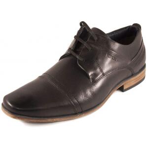 Sapato Derby Ferracini Masculino Cervo Primer Black