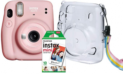 Kit Câmera Instax Mini 11 Fujifilm do Brasil – Rosa Bolsa