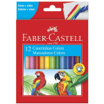 Canetinha Hidrográfica, Faber-Castell, 15.0112CZF, 12 Cores
