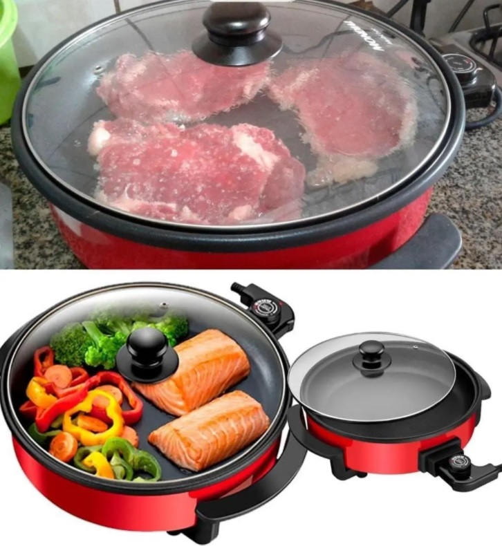 Panela Elétrica Mondial PE-28 1200W 3L – Controle de Temperatura