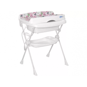 Banheira de Bebê Burigotto com Suporte e Trocador - Splash Peixinhos 20L