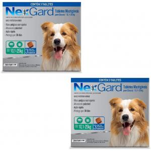 Antipulgas Cães Nexgard 10 A 25kg - 3 Tabletes - Kit Com 02