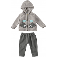 Conjunto Apliques Zig Zig Zaa Cinza - M