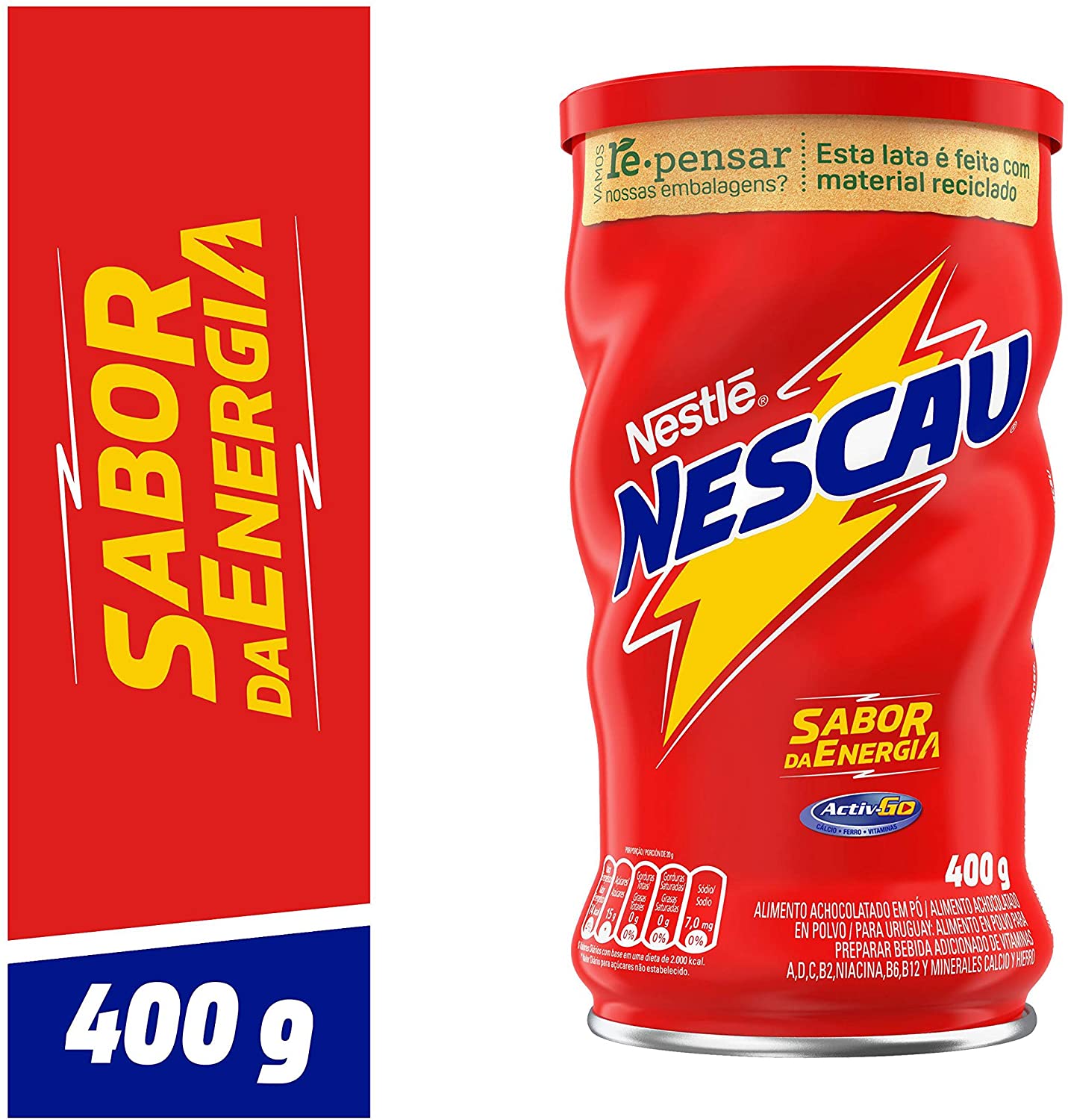 Achocolatado em Pó, Nescau 2.0, 400g