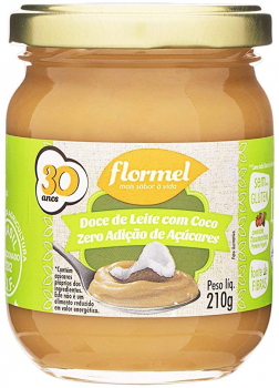 Doce de Leite com Coco Zero Flormel 210g
