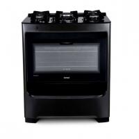 Fogão Consul 5 bocas titanium mesa de vidro - CFS5VAT