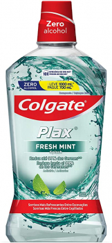 Enxaguante Bucal Colgate Plax Fresh Mint 1000Ml Promo Leve 1000Ml E Pague 700Ml