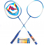 Kit Badminton AX Esportes – 2 Raquetes e 3 Petecas PRO