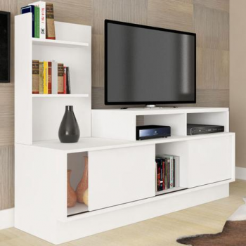 Rack para TV Até 43 Polegadas Trues Branco – Mobilarte