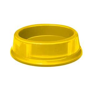 (PRIME) Comedouro Plástico Gato 200Ml Amarelo Furacão