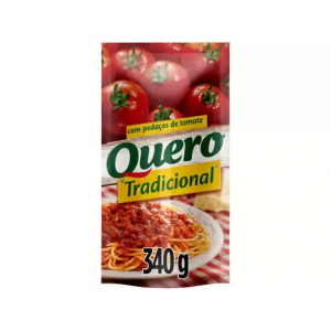 Molho de Tomate Tradicional Quero 340g