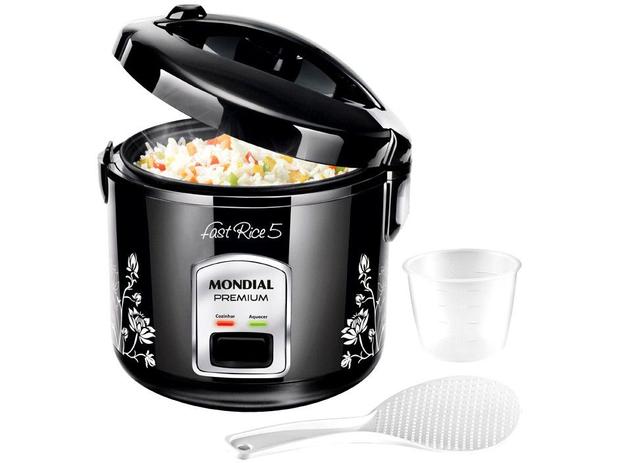 Panela Elétrica de Arroz Mondial Bianca Rice 5 – Premium NPE-08-5X 400W 5 Xícaras