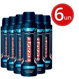 Kit Desodorante Aerosol Bozzano Fresh 90g - 6 Unidades