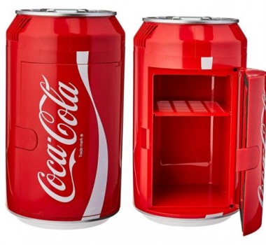 Mini Geladeira Coca Cola Vintage 8 Latas Bivolt, Koolatron, Vermelho