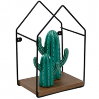 Nicho House Grande Provance Preto E Castanho Metaltru