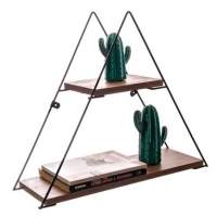 Prateleira Geométrica Triangular Branco Metaltru