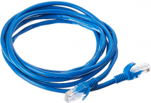 Cabo de Rede Pluscable Cat.5E 2.5M Azul Patch Cord PC-ETHU25BL