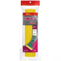 Refil Espuma Mop Sekito, Noviça, Amarelo