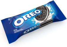 Biscoito Chocolate Recheio Baunilha Oreo Pacote 36g