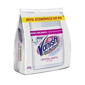 [PRIME] Tira Manchas em Pó Vanish Oxi Action Crystal White Refil, 400g -