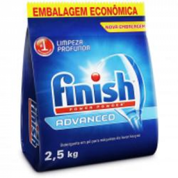 Detergente em Pó Para Lava Louças Finish Advanced, 2,5kg