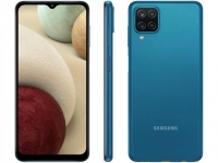 Smartphone Samsung Galaxy A12 64GB Azul 4G – Octa-Core 4GB RAM 6,5” Câm. Quádrupla + Selfie 8MP