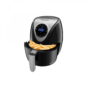 Fritadeira Sem Óleo Air Fryer Mondial Family Inox Digital Touch AF-30-DI 3,5 Litros – Preto/Inox