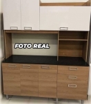 Cozinha Compacta Itatiaia Açaí com Balcão – 7 Portas 2 Gavetas
