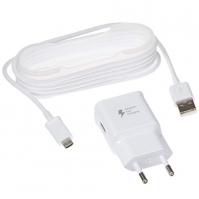 Carregador de Parede Ultra Rapido USB, Samsung, EP-TA20BWBUGBR, Branco