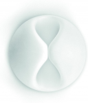 Conjunto Organizador Adesivo Emborrachado para Cabos – 6 Unidades – Branco – Ordene