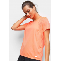 3 Unidades Camiseta Nike Dri-Fit Run Feminina - Rosa e Prata