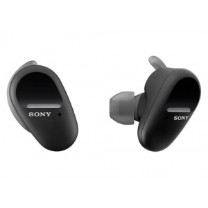 Fone de Ouvido Sony Preto Esportivo com Noise Cancelling - WF-Sp800n
