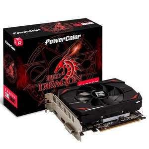 Placa de Vídeo PowerColor RX 550 2GB DDR5 + Fonte Corsair CV450