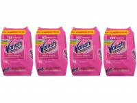 Kit Tira Manchas Vanish Oxi Action – Multi Power em Pó Refil 1Kg 4 Unidades – Magazine