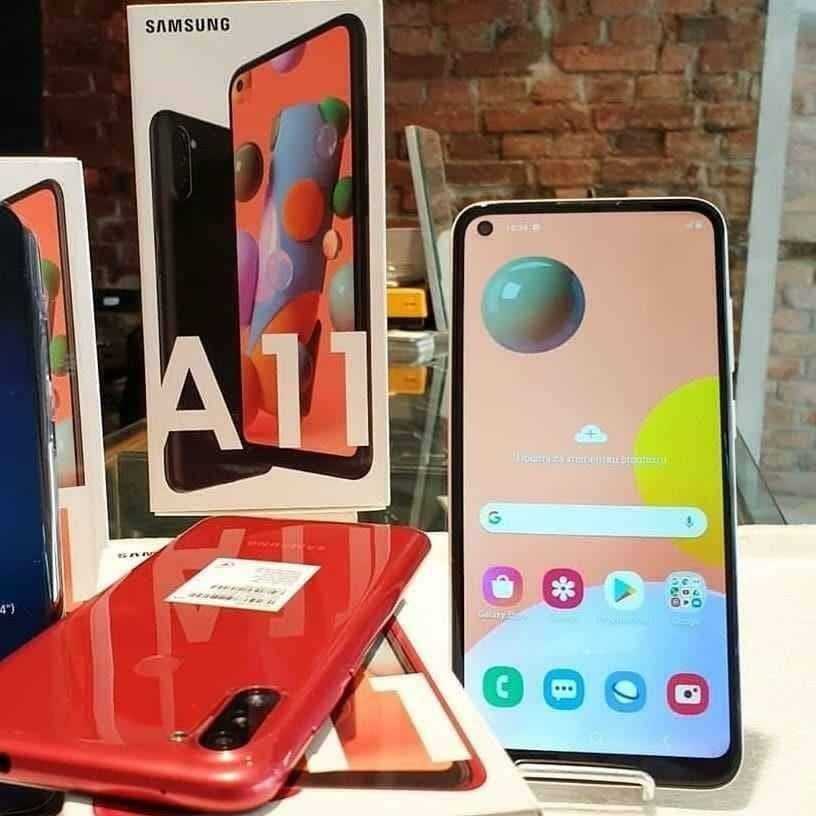 Smartphone Samsung Galaxy A11 64GB Dual Chip Android 10 Tela 6.4″ Octa-Core 4G Câmera Tripla 13MP+5MP+2MP – Vermelho