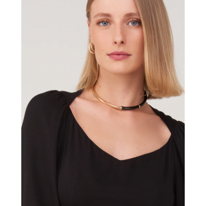 Choker Folheada e Esmaltada
