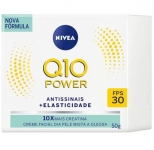 Creme Facial Antissinais Dia Nivea Q10 Plus Pele Mista A Oleosa Fps30 50Ml, Nivea