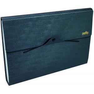 Pasta Sanfonada Plástica Preto 1 Unidade - Dello