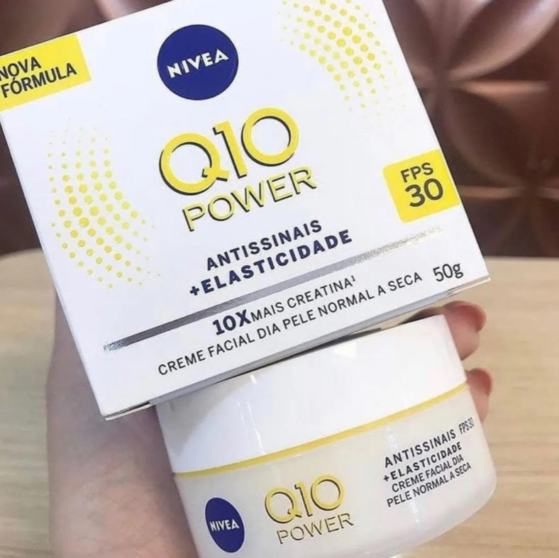 Creme Facial Antissinais Dia Nivea Q10 Plus Pele Mista A Oleosa Fps30 50Ml, Nivea
